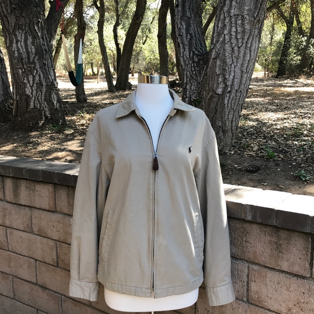 Light tan men's jacket
